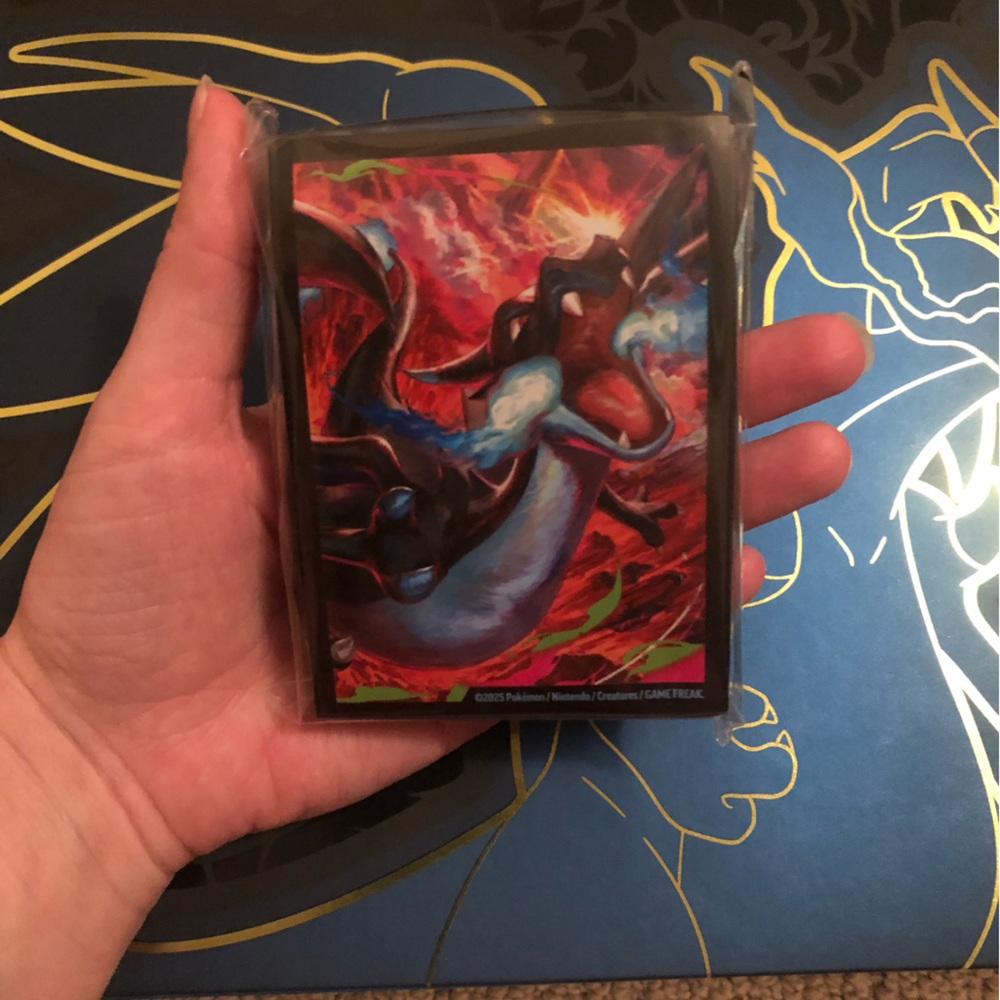 Pokémon TCG Mega Charizard X ex Ultra-Premium card sleeves